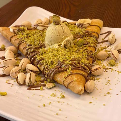 Pistachio Crepe